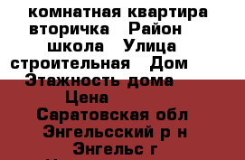 1 комнатная квартира вторичка › Район ­ 1 школа › Улица ­ строительная › Дом ­ 4 › Этажность дома ­ 5 › Цена ­ 7 500 - Саратовская обл., Энгельсский р-н, Энгельс г. Недвижимость » Квартиры аренда   